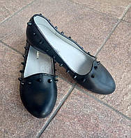 Туфлі Happy Keni чорні з шипами