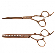 Набір професійних перукарських ножиць SPL 90063-60 та 90063-63, розмір 6,0 (90063-02)