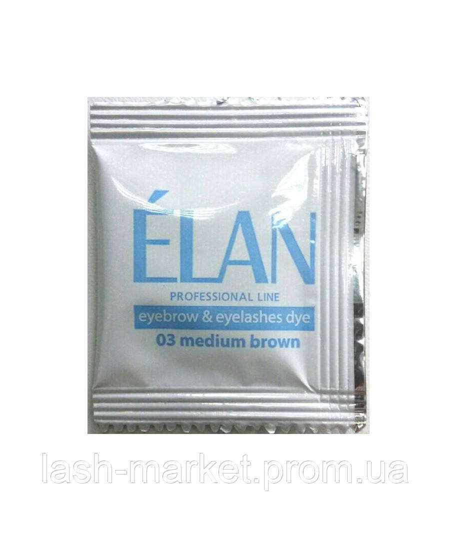 Гель-фарба для брів Elan 5 мл 03 Medium Brown