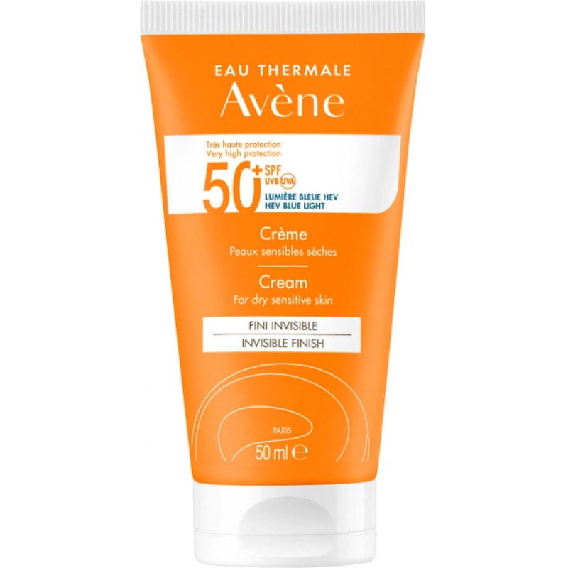 Авен Крем сонцезахисний SPF 50 для сухої та чутливої шкіри Avene Crème very high protection spf 50+ 50 мл