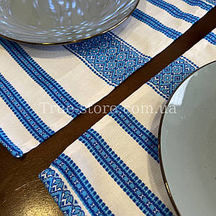 Комплект серветок класичних Український орнамент 30cm x 40cm Сині
