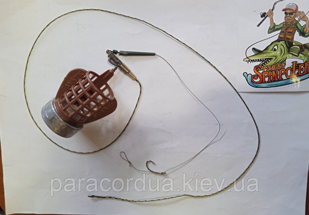 100 g. Оснастка фідерна "Куп волосяний монтаж"