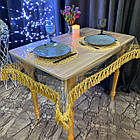 Скатертина силіконова з Бахромою, колір: Золото (Під замовлення), фото 3