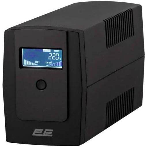 Джерело безперебійного живлення (ДБЖ) DD650 650VA/360W LCD USB 2xSchuko 2E, фото 1