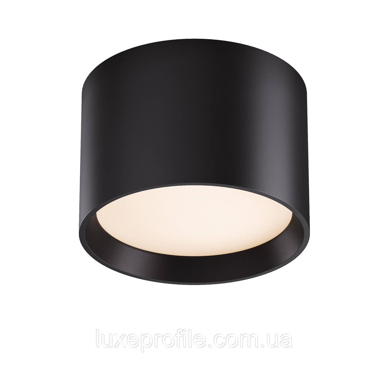 Точковий накладний LED світильник Ø95мм TNS03 (чор) 9W 3000K