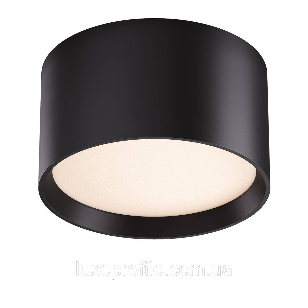 Точковий накладний LED світильник Ø120мм TNS03 (чор) 12W 4000K