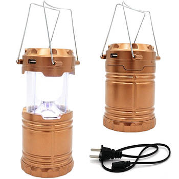 Переносний кемпінговий ліхтар, акумуляторний, G-85 / Ручний ліхтарик / Кемпінговий світильник