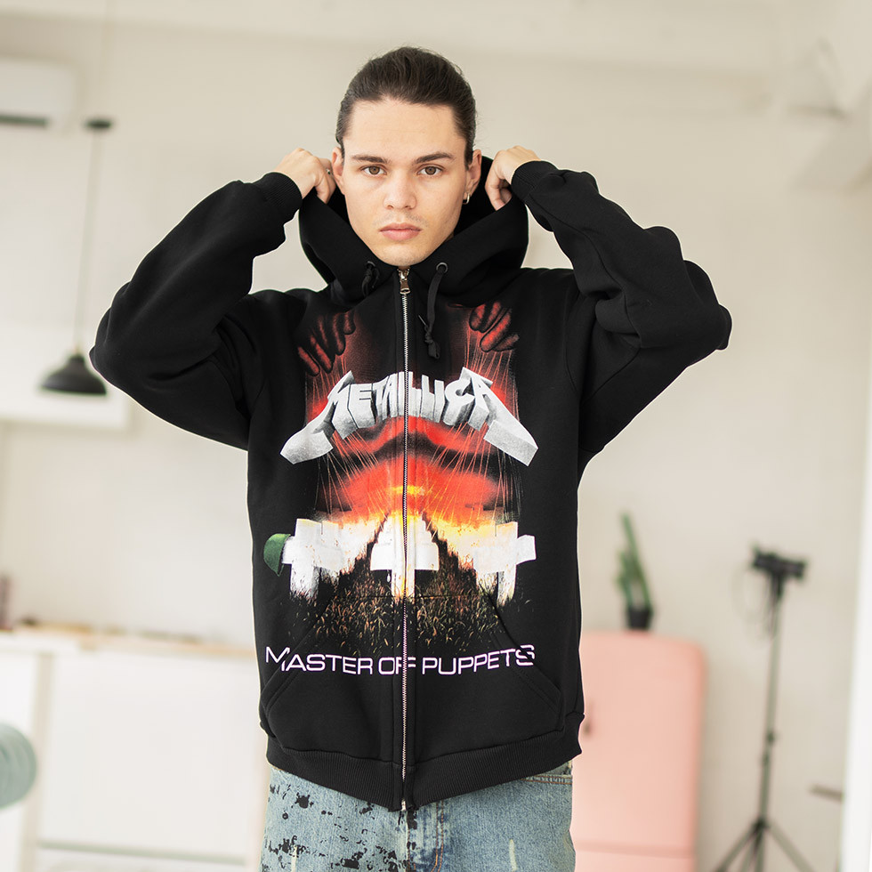 Зіппер RWB - Metallica - Master Of Puppets (1986), чорний, S, фото 1