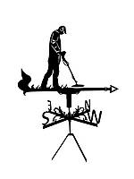 Флюгер Кладошукач, Камрад, флюгер на дах з металу 2 мм.