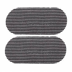 Липучка-фіксатор для волосся SPL, 2 шт чорні (9938BK)