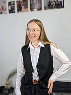 Класичний Жіночий жилет для адміністратора M, фото 5