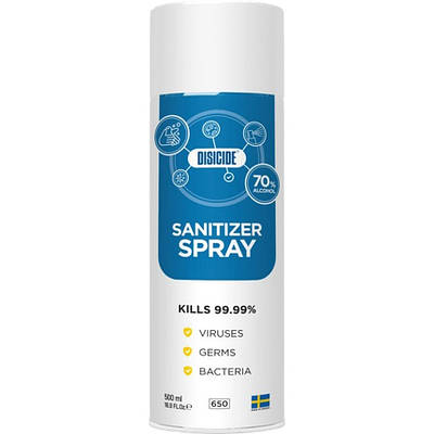 Гігієнічний засіб для обробки рук Disicide Sanitizer Spray, 500 мл (D035008)