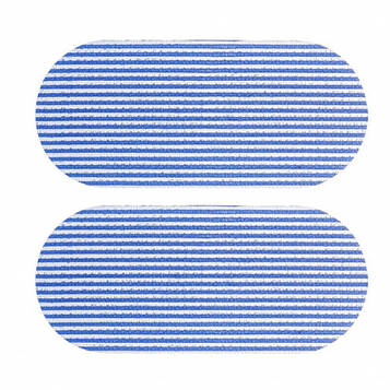 Липучка-фіксатор для волосся SPL, 2 шт блактиний (9938BLU)