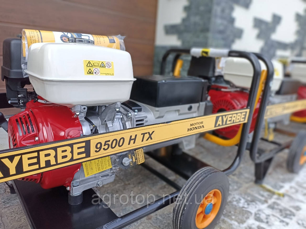 Генератор AYERBE 9500H TX, Honda 7 кВт/3Ф, бензин, ручний старт