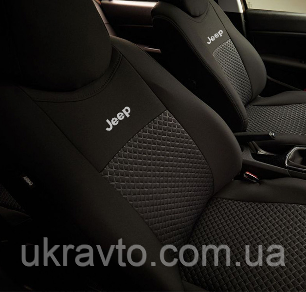 Чохли Jeep Patriot 2011- (універсал) (задня спинка 2/3 1/3; сидіння цільне; задні підголівники "горби"; 2