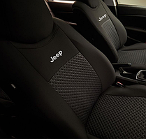 Чохли Jeep Renegade 2014- (універсал) (задня спинка 1/3 2/3; сидіння цільне; передній і задній підлокітник; 5