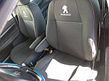 Чохли Peugeot iOn EV 2009- (хетчбек) (задня спинка 1/2 1/2; сидіння цільне; 4 підголівники), фото 4