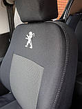 Чохли Peugeot iOn EV 2009- (хетчбек) (задня спинка 1/2 1/2; сидіння цільне; 4 підголівники), фото 6