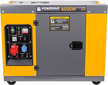 Дизельний генератор електростанція 400В-8,5кВт/230В-2,7кВт Powermat PM1225 дизельний генератор