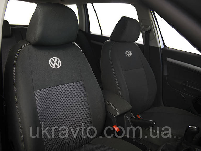 Чохли VW Golf II 1991-1998 (хетчбек) (задня спинка та сидіння 1/3, 2 підголівники)