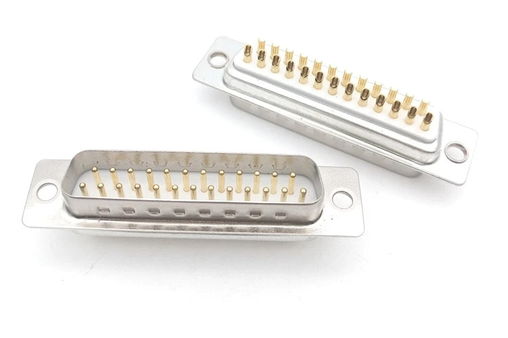 Конектори DB25 2u Gold тата 50 шт в пакуванні. amc, фото 1