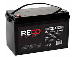 АКУМУЛЯТОРНА БАТАРЕЯ RECO POLSKA 12V 100AH AGM (AGM12-100)