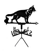 Флюгер Собака, флюгер на дах з металу 2 мм.