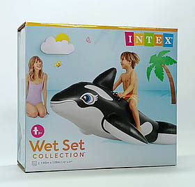 Надувна іграшка Intex "Касатка" для плавання, 1,93*1,19 см з ручками 58561NP