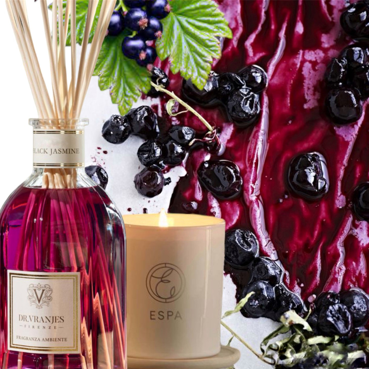 Аромаолія преміум "Смородина, зелене листя та жасмин", США, 10-100 г, "Black Currant and Jasmine". Candle Science. 10 г