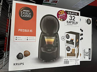Капсульна кавоварка KRUPS KP100B31 Nescafe Dolce Gusto Piccolo XS Антрацит