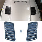 BMW E36 зябра залізні накладки повітрозабірник жабра БМВ Е36 холодний впуск під капот в тому числі для інших авто