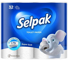 Туалетний папір Selpak тришаровий 32 шт.