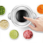 Блендер подрібнювач 3 л, 250 Вт, Kitchen Expert / Кухонний подрібнювач з металевою чашею, фото 4