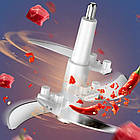 Блендер подрібнювач 3 л, 250 Вт, Kitchen Expert / Кухонний подрібнювач з металевою чашею, фото 5