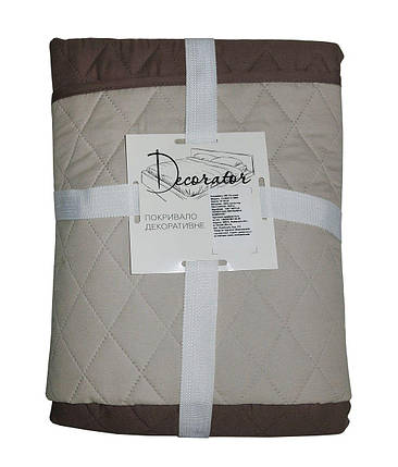 Покривало Decorator 180*215 паяне двостороннє, 3798_romb_0607_17_0808, фото 1