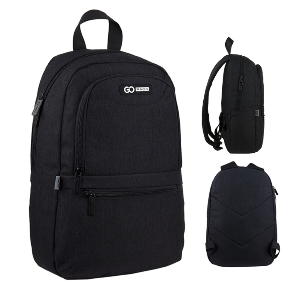 Шкільний рюкзак GoPack Education Teens (на 12-17+ років, зріст 115 - 130 см) 119S-4 Чорний