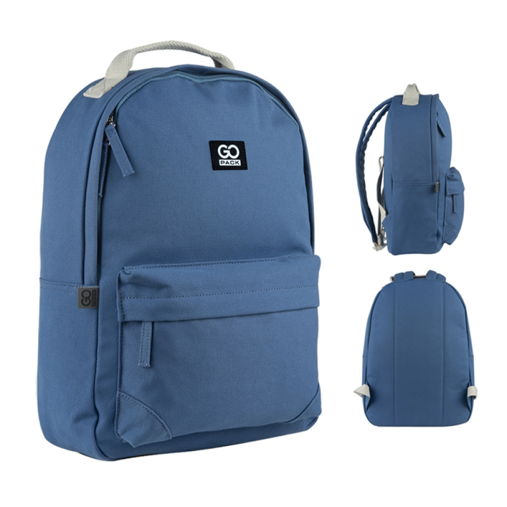 Рюкзак шкільний для підлітків GoPack Education Teens (зростання від 145 до 175см, на 13-17+ років) 147M-3 Синій