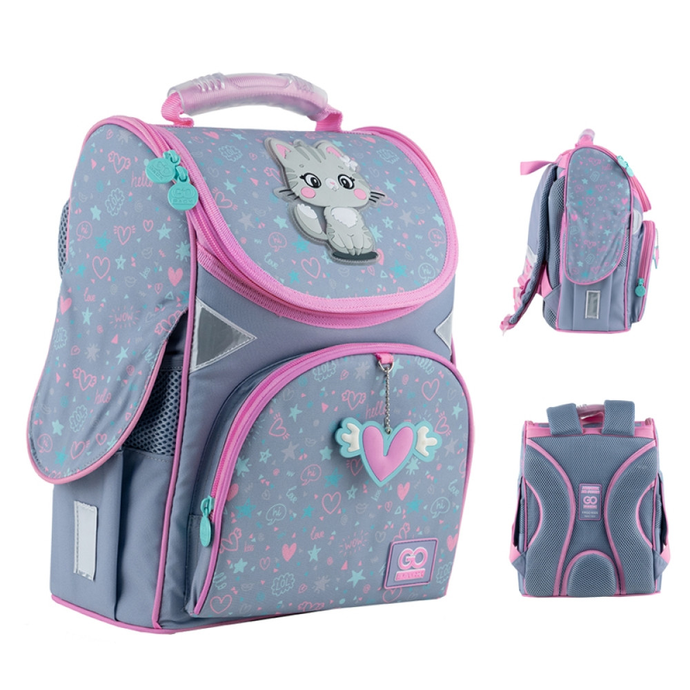 Рюкзак шкільний каркасний GoPack Education (ортопедичний, зріст від 115 до 130 см) GO24-5001S-4 Too Cute