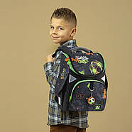 Рюкзак шкільний каркасний GoPack Education (ортопедичний, зріст від 115 до 130 см) 5001S-5 Football Game, фото 11