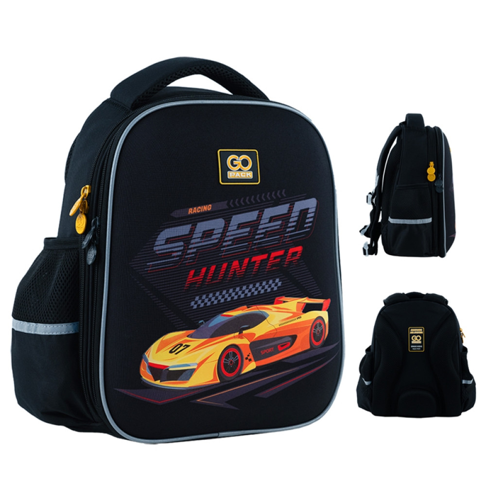 Рюкзак шкільний напівкаркасний GoPack Education (ортопедичний, зріст від 115 до 130 см) 165S-3 Speed Hunter
