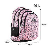 Рюкзак шкільний для підлітка GoPack Teens 162L-6 (зріст від 145 – 175 см), фото 2