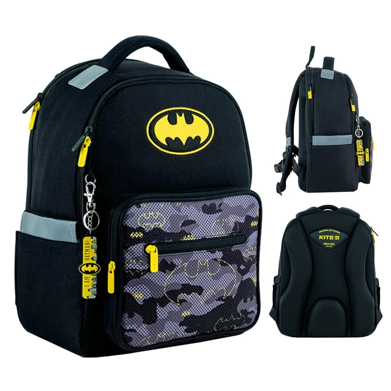 Рюкзак шкільний ортопедичний Kite Education (зростання 130 – 145 см) DC24-770M Comics Batman
