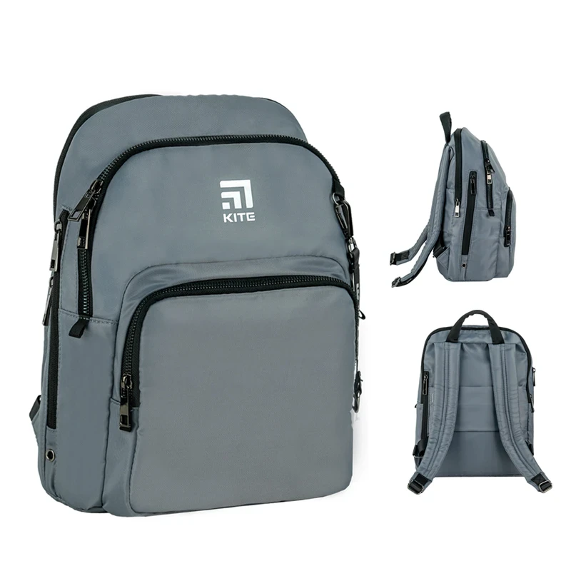 Шкільний рюкзак для підлітка Kite Education teens (зріст від 145 см) K24-2589S-2 Сірий
