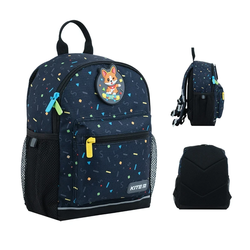 Рюкзак дитячий дошкільний Kite Kids K24-534XS-2 Corgi On Skateboard (від 4 до 7 років)