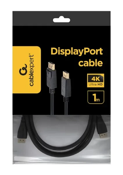 Відео-кабель Cablexpert CC-DP-1M DisplayPort (тато)  -  DisplayPort (тато), 1m Black, фото 1