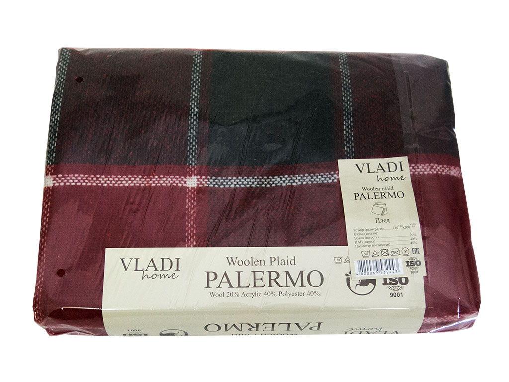 Плед Vladi Palermo 140*200см з бахромою, 2350_sofa_bel_kr_ch