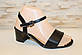 Босоніжки жіночі чорні на підборах Б1645, фото 5