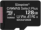 Карта памяті Kingston Canvas Select Plus SDCS2/128GB 128GB microSDXC З адаптером Class 10, фото 3