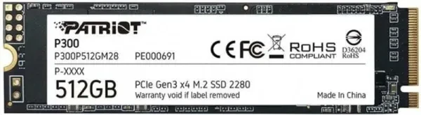 SSD диск Patriot P300 (P300P512GM28) 512GB