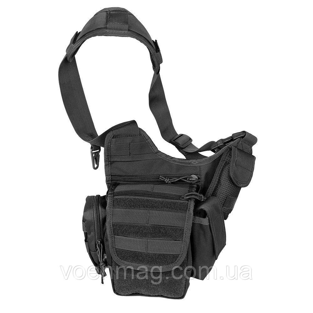 Сумка Mil-Tec Multifunction Sling Bag, чорна, нова